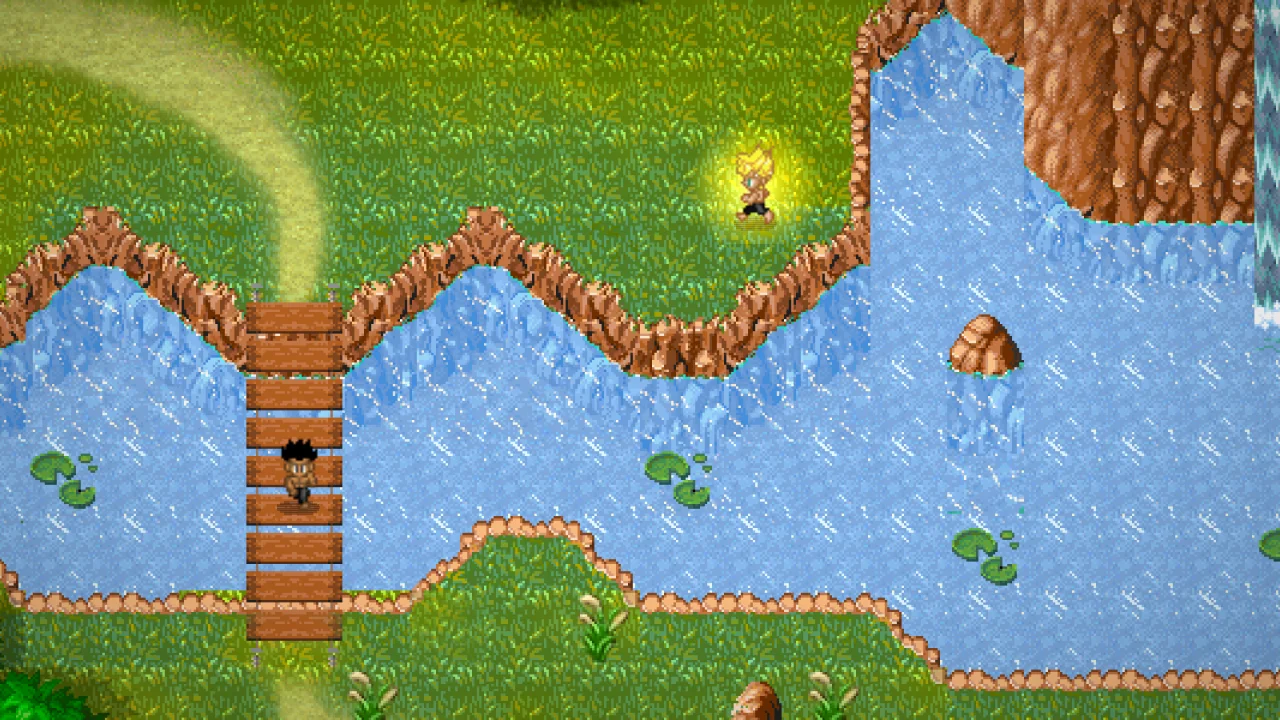 Son Gokus Fluss in Saiyan Online